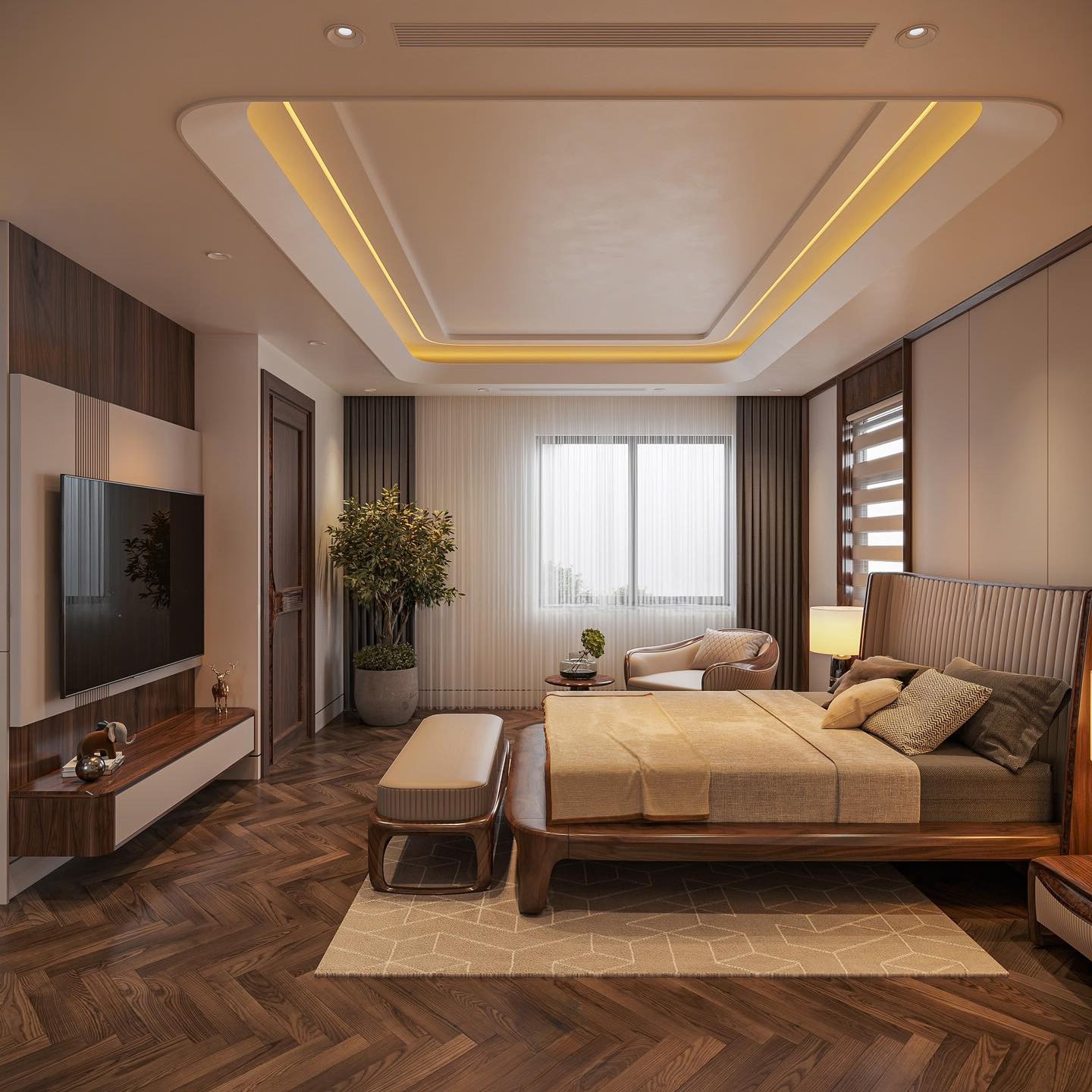 Giường gỗ tự nhiên đẹp