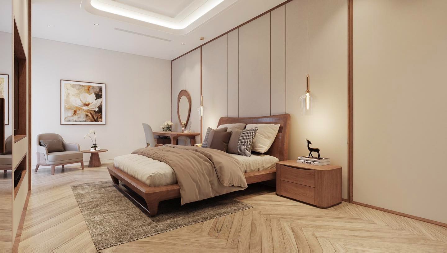 Mẫu giường gỗ cao cấp