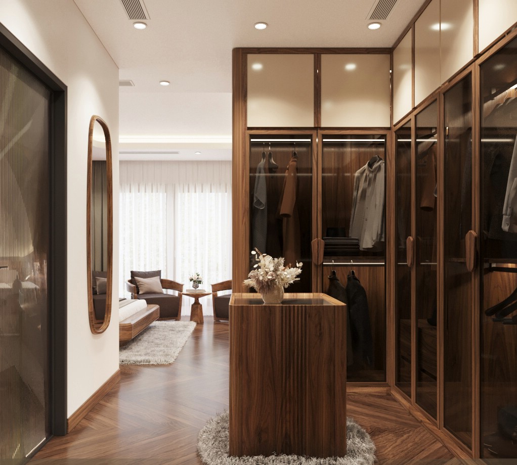 Mẫu tủ quần áo gỗ đẹp hiện đại