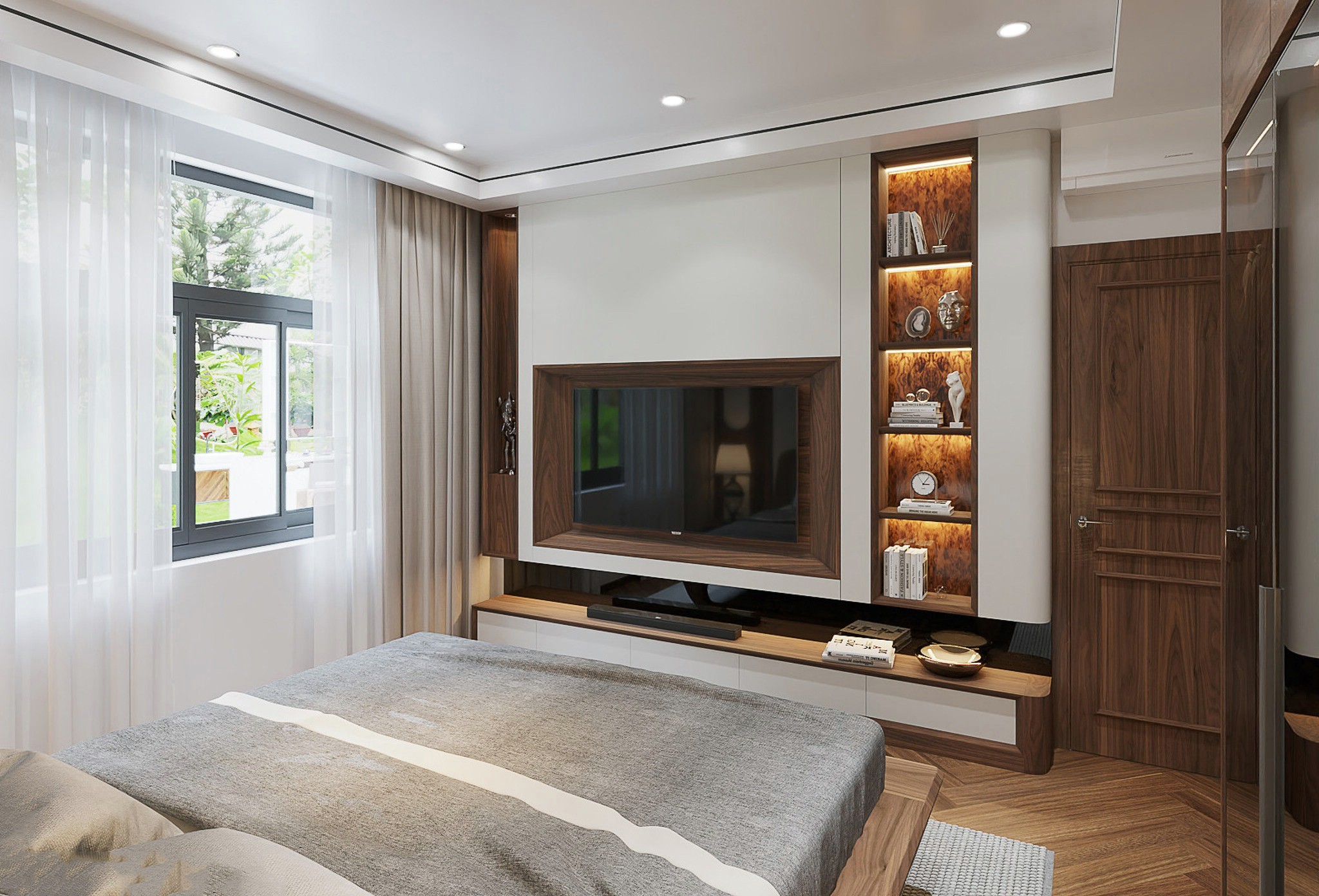 Tủ kệ tivi phòng khách hiện đại đẹp và tiện nghi